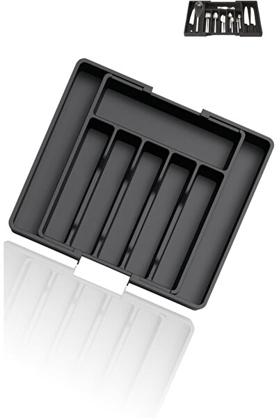 GENERAL Expandable Cutlery Tray, Adjustable Silverware Holder, Kitchen Drawer...