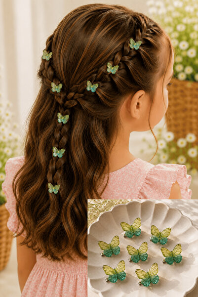 Generic Brand Butterfly Figured Hair Earrings 8 Pieces