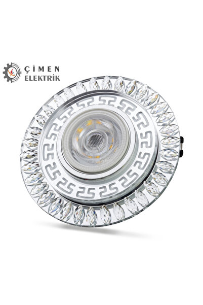 SORA GROUP 1 Adet NOAS YL65 1757 Flora Led Çerçeveli 4000K + Mavi Yuvarlak Kr...