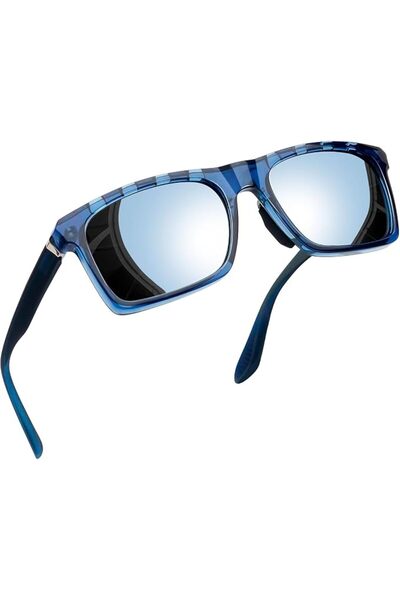 Joopin Rectangular Polarized Sunglasses for Men Women UV400 Protection | Mate...