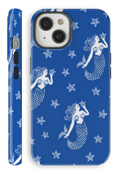 WANNA PROTECT (Magsafe) iPhone 15 Mermaid Double Layer Shiny Protect Phone Case