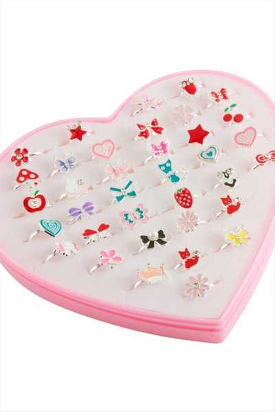 SORA GROUP Mixed Enamel Children's Ring 1 Piece
