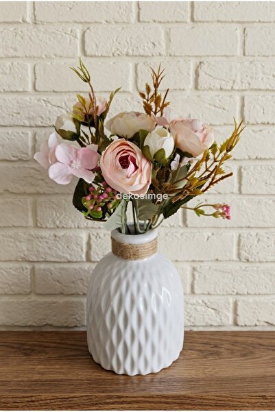 Dekosimge Artificial Flower Bouquet 28 cm Arrangement Garnish