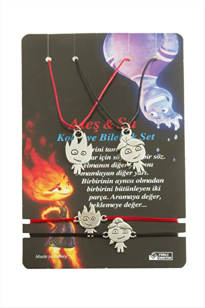 SORA GROUP Fire Water Rope Set Necklace
