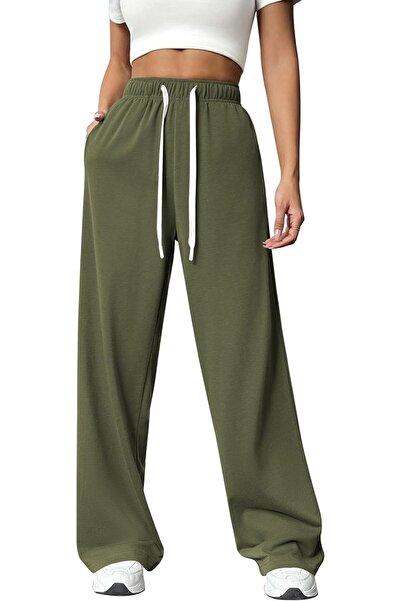 GENERAL PINSPARK Wide Leg Sweat Pants for Womens High Waisted Baggy Sweatpant...