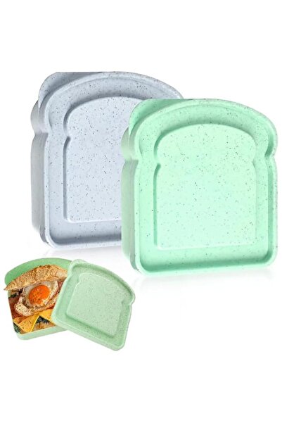 Generic Pcs Sandwich Containers for Lunch Boxes, 400ml Plastic Food Storage B...