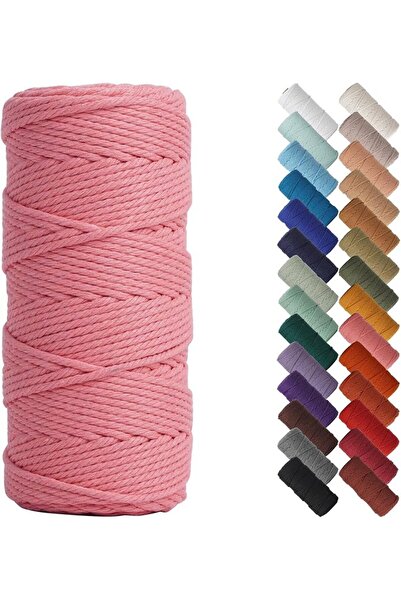 Bukela Macrame Cord 3mm x 109 Yards - Natural Cotton Rope for Wall Hanging Pl...
