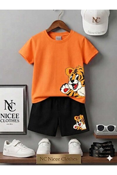 Leto Lykia Summer Children's T-Shirt Shorts Unisex (Yandann Aslann Printed)