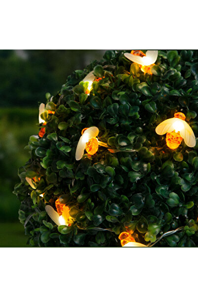 Alista Home Ghirlandă luminoasă solară LED 2.3m cu 20 LED-uri alb cald, decor...