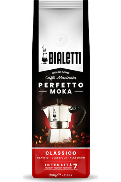 Bialetti Καφές Εσπρέσο Περφέτο Μόκα Κλασικό Αλεσμένος 250γρ.