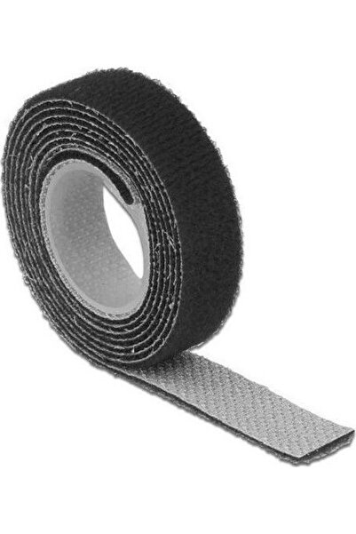 DELOCK Μαύρη Αυτοκόλλητη Ταινία Velcro 13mmx1m 1 τεμάχιο Κωδικός: 18709