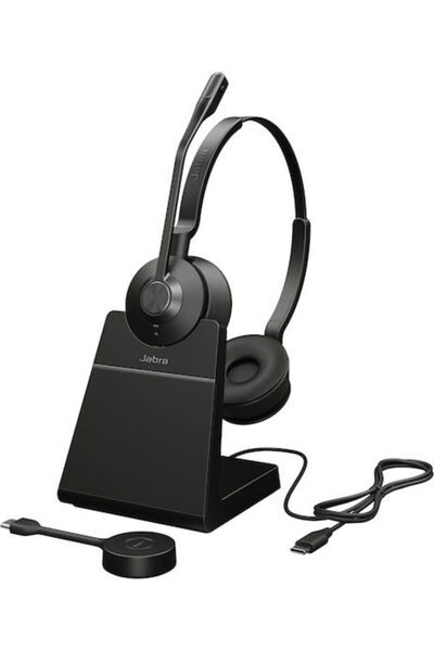 Jabra Engage 55 Στερεοφωνικά ακουστικά VOIP USB-C UC με βάση φόρτισης για Ενο...
