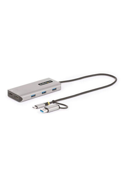 startech Σταθμός σύνδεσης USB-C με HDMI 4K PD Γκρι (167B-USBC-MULTIPORT)