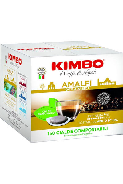 Kimbo Κάψουλες Εσπρέσο Αμάλφι Συμβατές με Μηχανή E.S.E. Κάψουλες 150, τομπολέκ