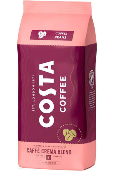 Costa Coffee Καφές Εσπρέσο Αράμπικα Κρέμα Ολόκληροι Κόκκοι 1 κιλό