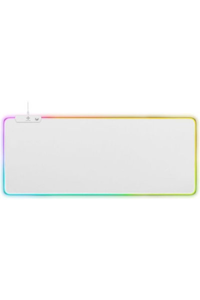 DELTACO GAM-079 Ποντικομαξιλαράκι XXL (900mm) με φωτισμό RGB Λευκό GAM-079-W