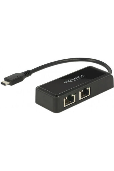 DELOCK 63927 Προσαρμογέας δικτύου USB-C με ενσύρματη σύνδεση Ethernet