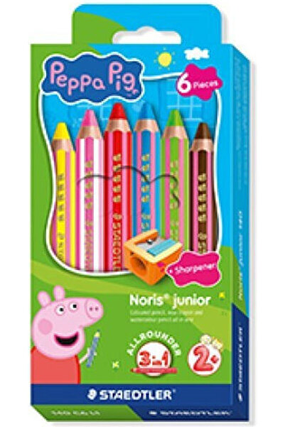 Staedtler Σετ Χρωματιστών Μολυβιών 6 Χρωμάτων