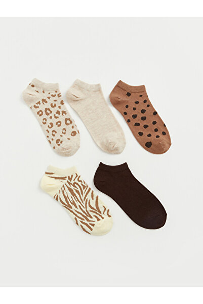 LC Waikiki I Embroidered Women's Booties Socks 5-Pack from Freezen Store
