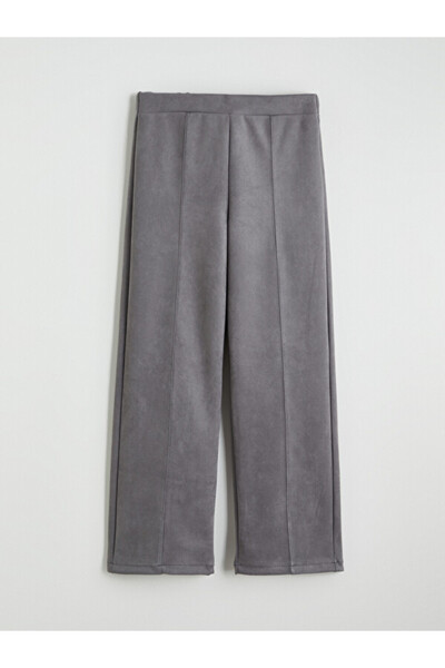 LC Waikiki I Beli Corded Waist Suede Look Girls' Trousers from Freezen Store
