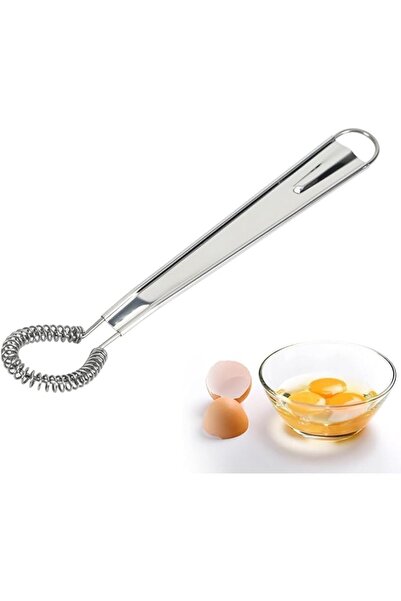 Aputue Mini Egg Whisk, Stainless Steel Handheld Whisk for Eggs, Manual Hand M...
