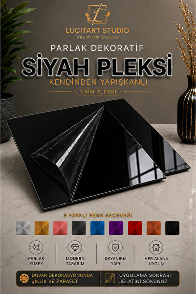 Arıkoğlu Reklam ve Yapı LucitART Kendinden Yapışkanlı Parlak Dekoratif Pleksi...