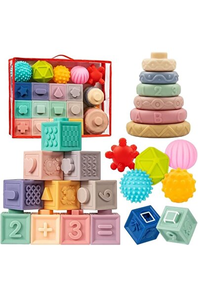 GENERAL Baby Toys 23pcs, Montessori Toy for Babies 6 Months+, Soft Baby Teeth...
