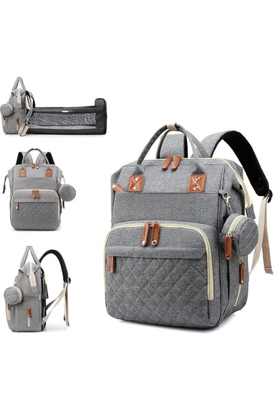 Boao Baby Diaper Bags Backpack, Multifunction Travel Baby Changing Bag for Mo...