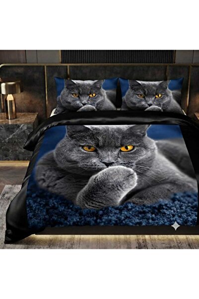 Elmas Dizayn Special Design Brand Double Duvet Cover Set Organic Satin & Cott...
