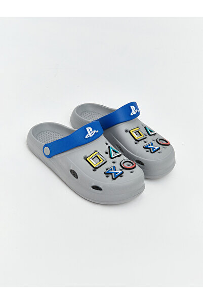 LC Waikiki Lcw Steps Gray Printed Boys' Beach Sandals