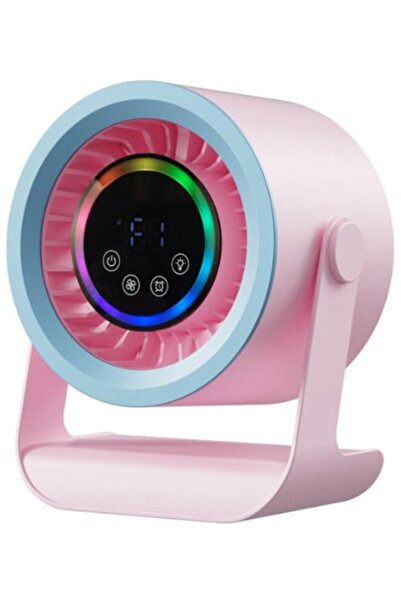 Morvena Picks -Ventilator de birou portabil, racit cu aer, cu 3 viteze reglab...