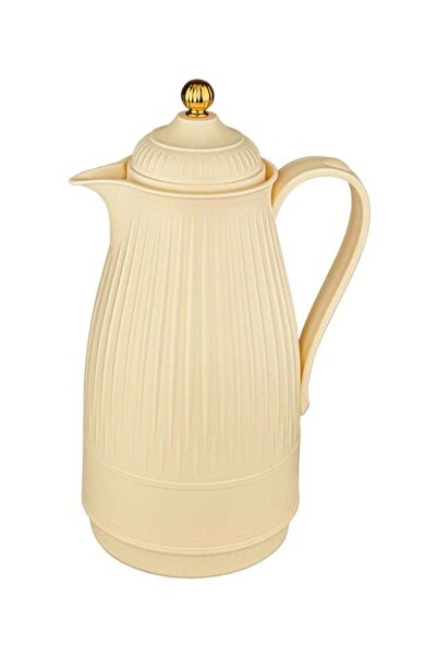 BASURRAH tea and coffee thermos, Beige color, 1 liter