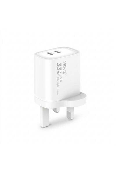 Vidvie Fast Wall Charger 33W GaN Dual Type-C Ports Support iPhone 15/16 Pro M...