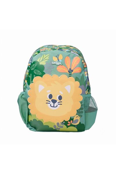 SMIGGLE Little Journeys Junior Hooded Character Backpack Green 458340
