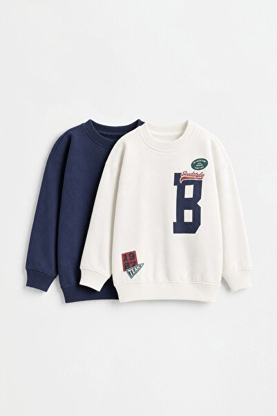 LEFTIES 2'li karma sweatshirt paketi