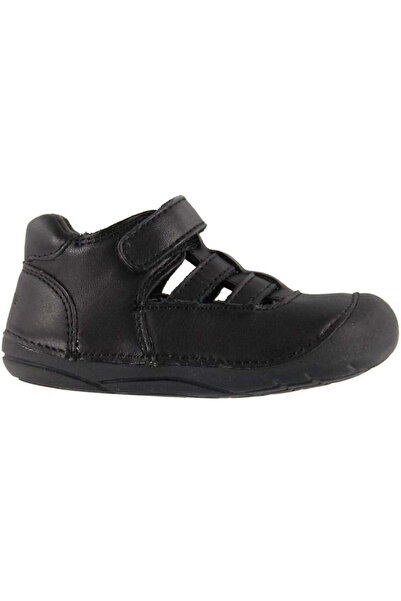 move Sandale tip barefoot din piele pentru primii pași, negre, de la Melton