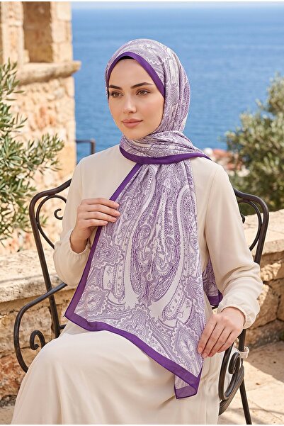 EBRUTESETTÜR سلسلة شالات Motif الأصلية باللون الأرجواني
