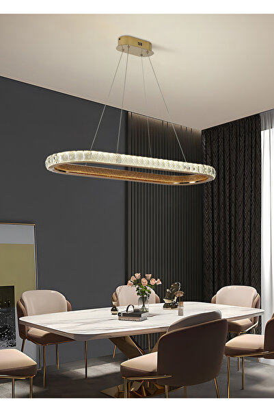 Apliqa LUCA SIRALI GOLD LEDLİ AVİZE