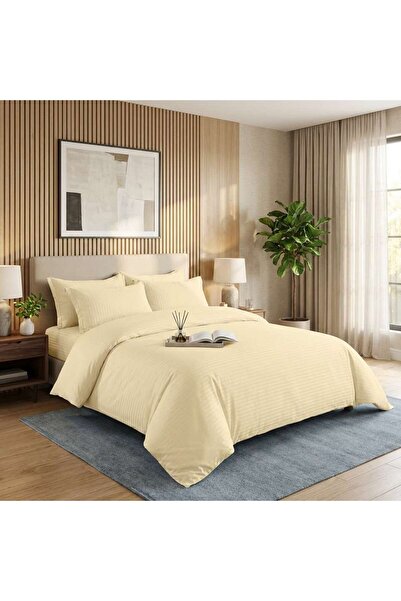 TextiLici Polycotton damask Duvet Cover Set , TextiLici®, 6 pieces, Stretchy ...