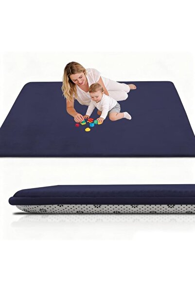 GENERAL Large Nursery Carpets 160 x 200 cm Brown Memory Foam Play Mat for Bab...