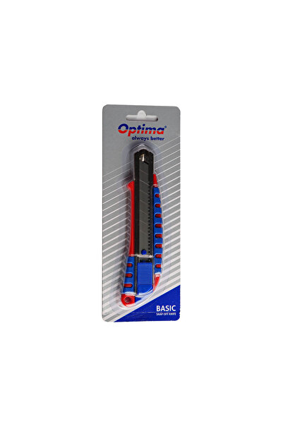 Optima Cutter Basic, Lama 18Mm Sk7, Sina Metalica, Abs Cu Rubber Grip Cuttere...
