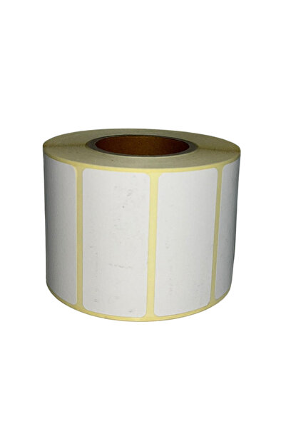 Optima Self-Adhesive Thermal Labels, 50 X 25Mm, 1500 Labels/Roll, - White Labels