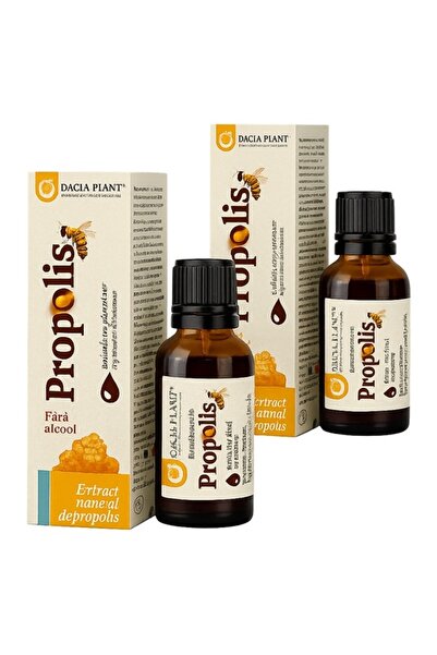 Dacia Plant Set Tinctura Propolis fara alcool cu picurator 2x20ml