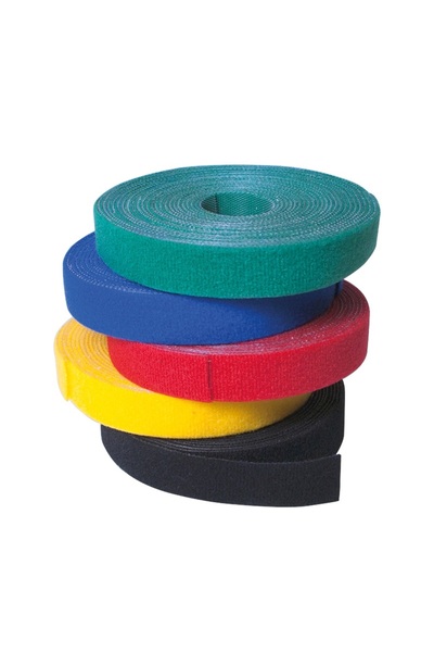 LogiLink Clemă de cablu cu velcro, 4 m, neagră