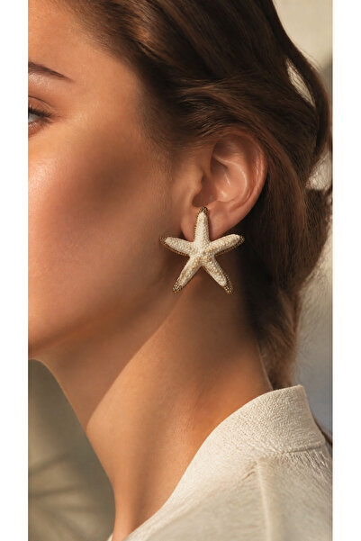 Mise Aksesuar Sea Star Elegant Earrings