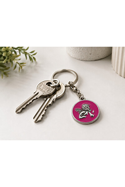 HER ŞEY NOTA www.herseynota.com Pink Angel Figured Keychain – Cute and Stylis...