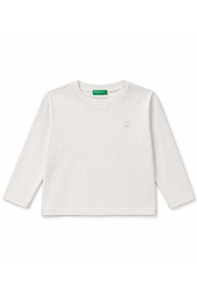 United Colors of Benetton تيشيرت للأولاد بأكمام طويلة B21643