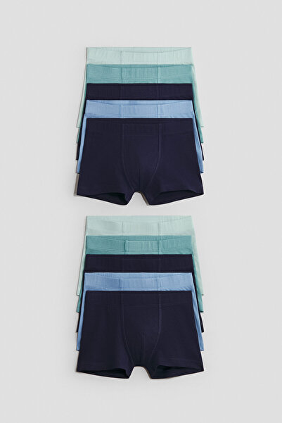 H&M 10'lu Pamuklu Boxer Şort
