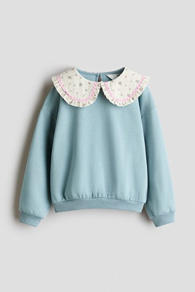 H&M Yakalı Sweatshirt