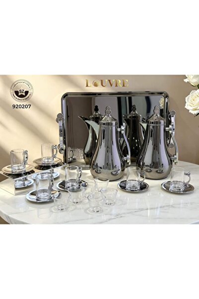 Louvre Full Package Set of 21 Pieces, Lofer Trams, Steel Exterior and Interna...